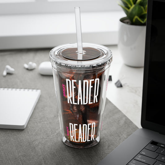 Smut Reader Tumbler with Straw, 16oz