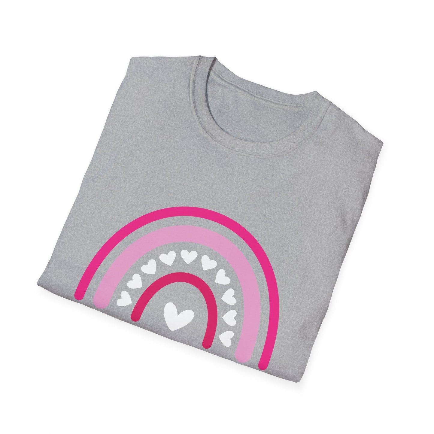 Unisex Softstyle T-Shirt - Boho BOOKISH Rainbow