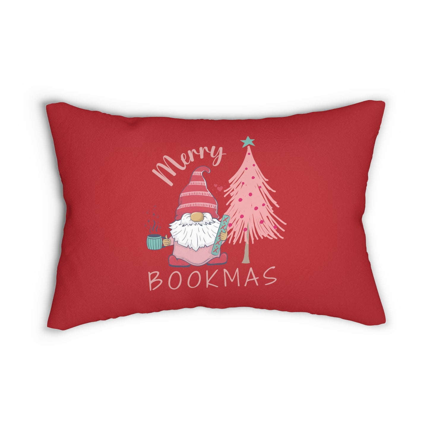 Merry Bookmas Lumbar Pillow