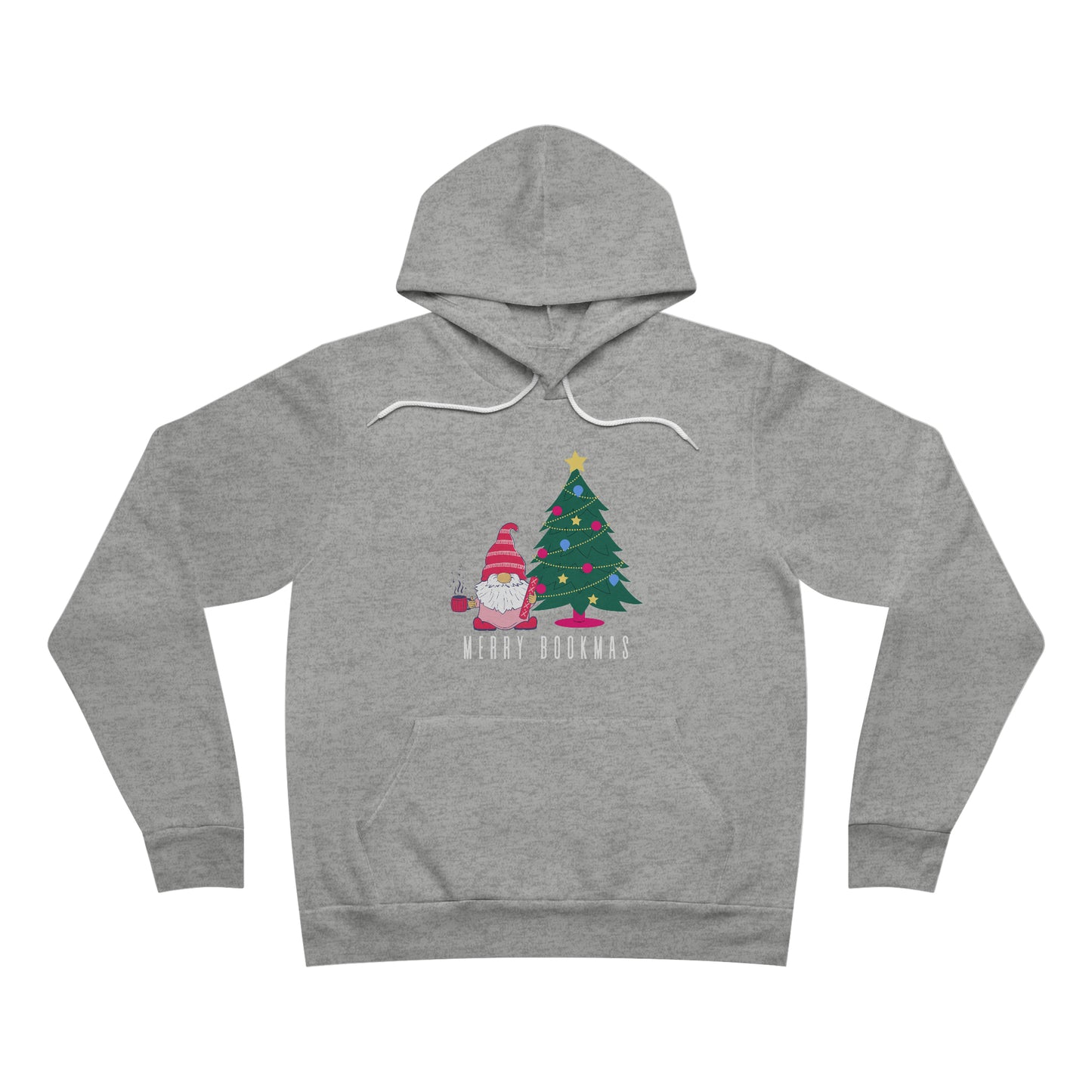 Merry Bookmas Sponge Fleece Pullover Hoodie