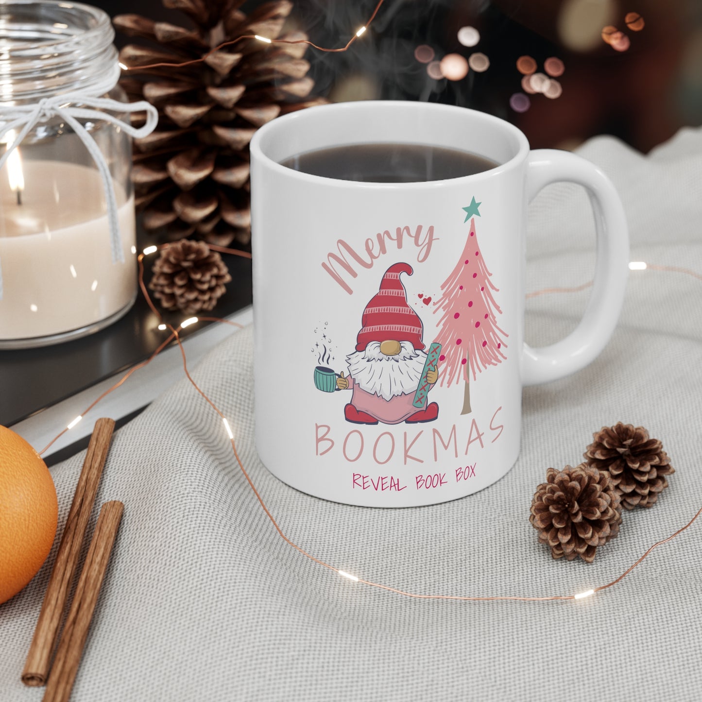 Merry Bookmas Mug 11oz