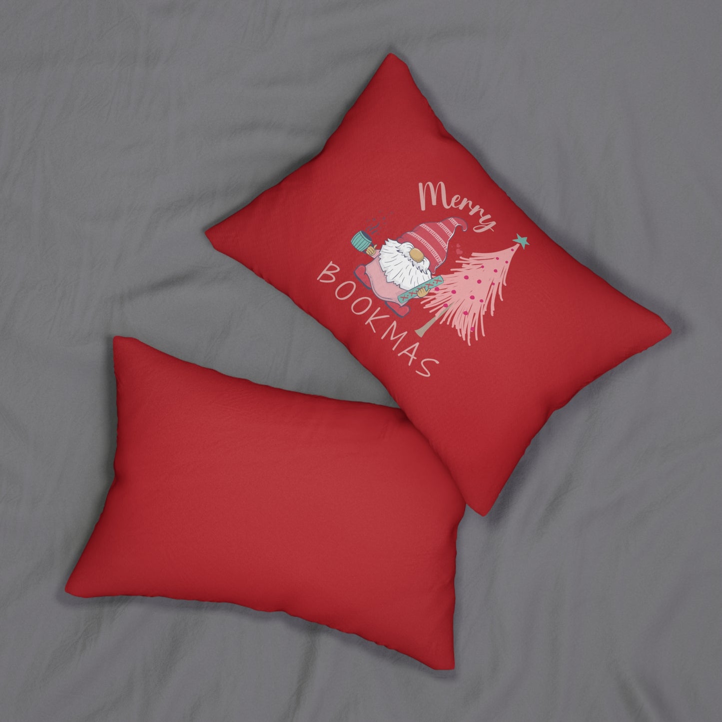 Merry Bookmas Lumbar Pillow