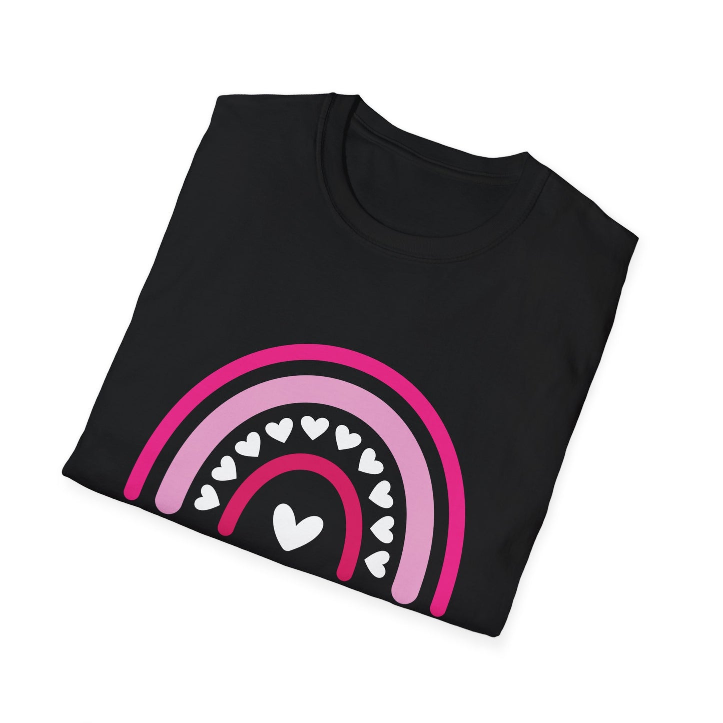 Unisex Softstyle T-Shirt - Boho BOOKISH Rainbow