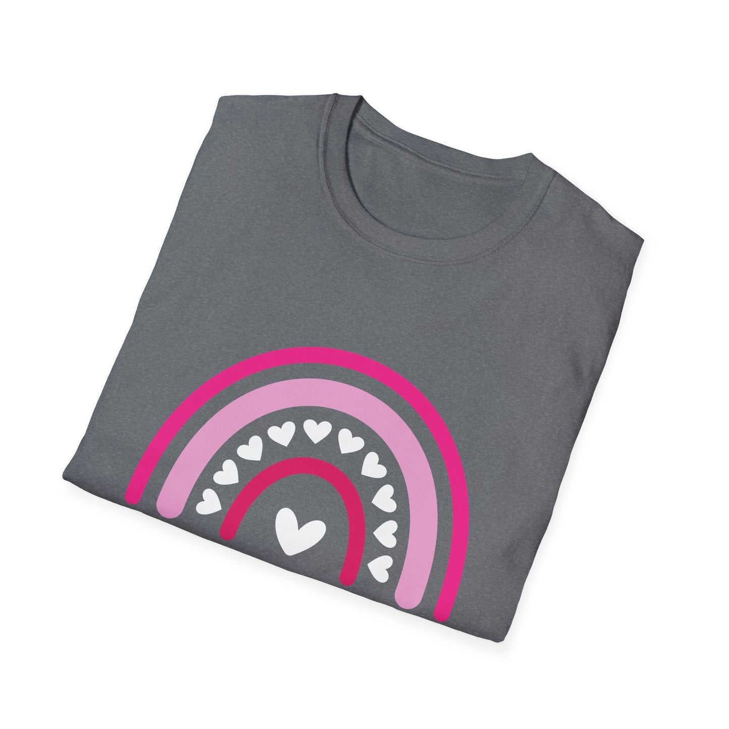 Unisex Softstyle T-Shirt - Boho BOOKISH Rainbow