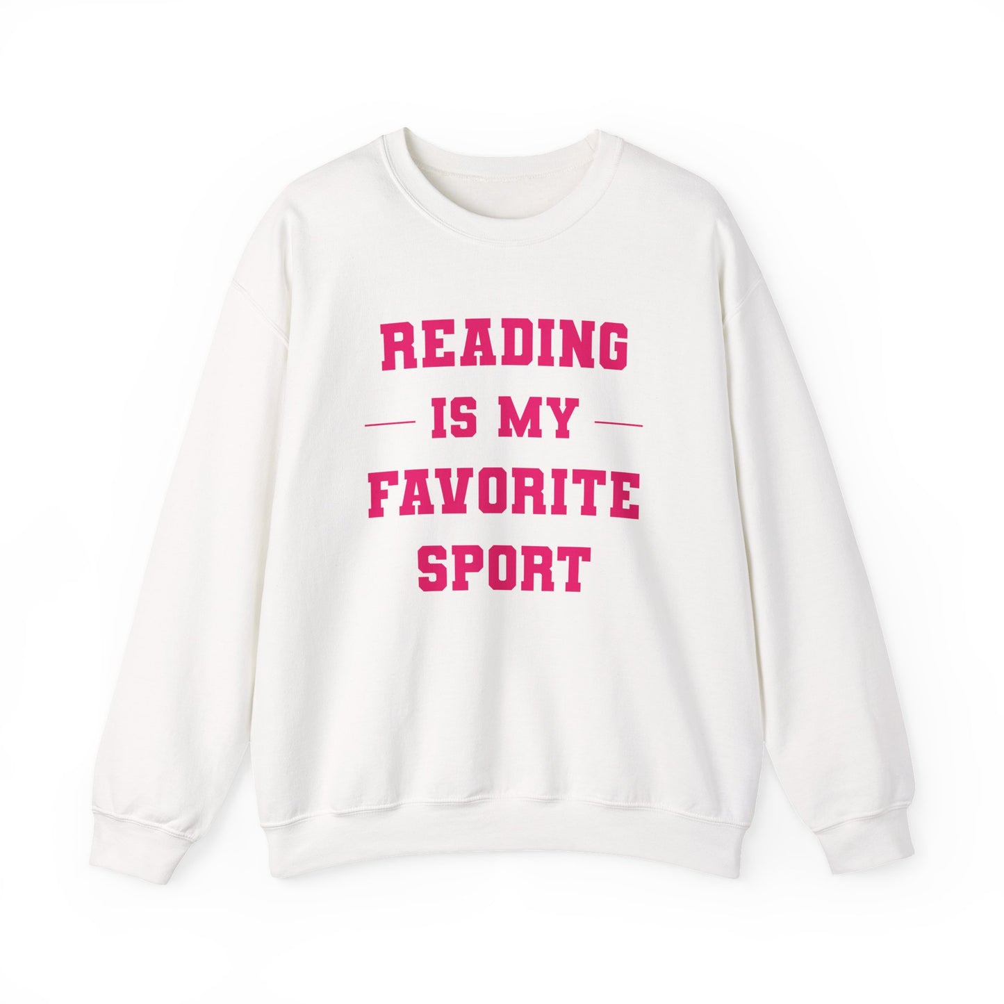 Reading Is My Favorite Sport Sweatshirt - Unisex Heavy Blend™ Crewneck