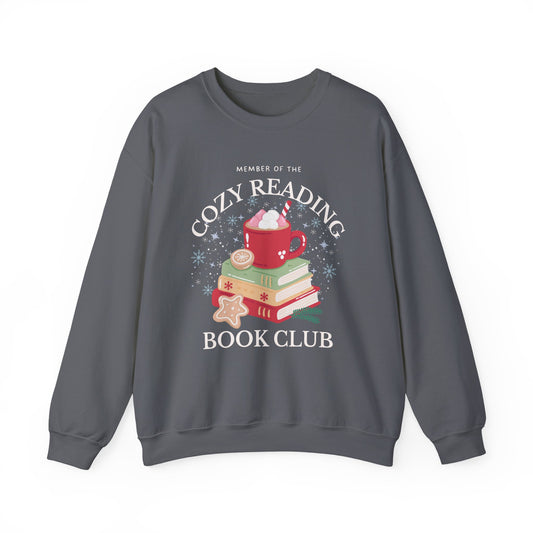Cozy Reading Book Club Sweatshirt - Unisex Heavy Blend Crewneck