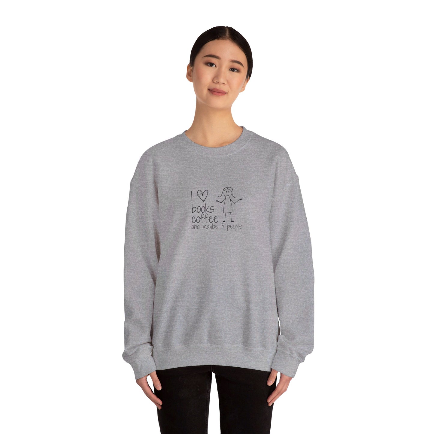 Funny Stick Figure Unisex Crewneck Sweatshirt