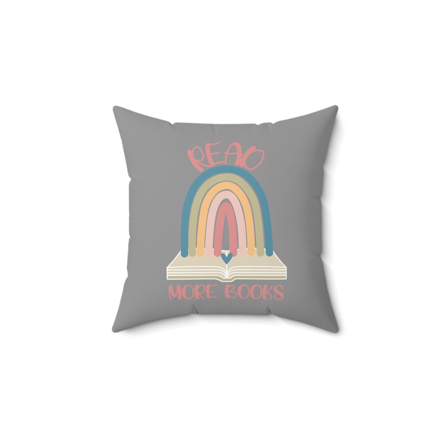 Read More Books Boho Square Pillow