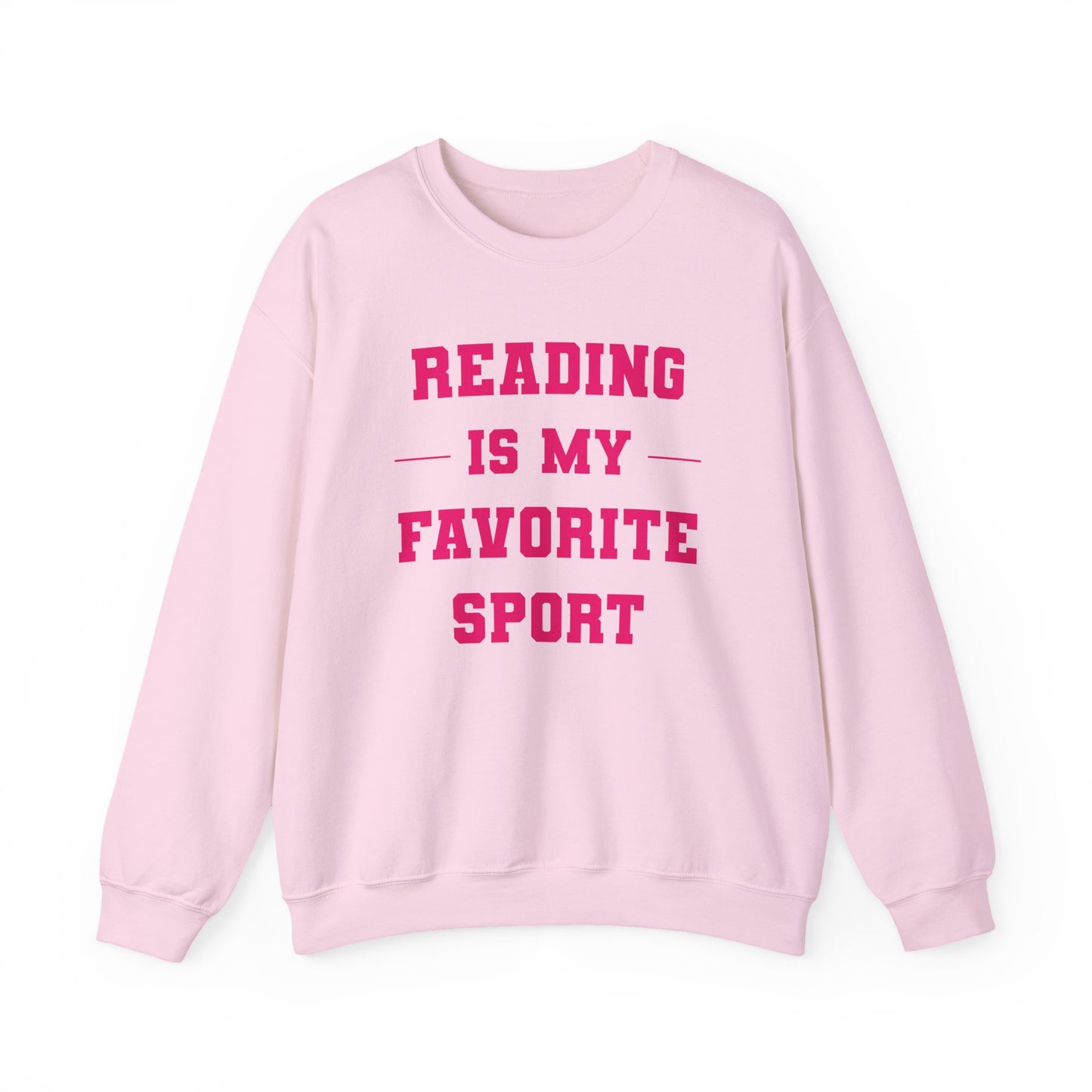 Reading Is My Favorite Sport Sweatshirt - Unisex Heavy Blend™ Crewneck