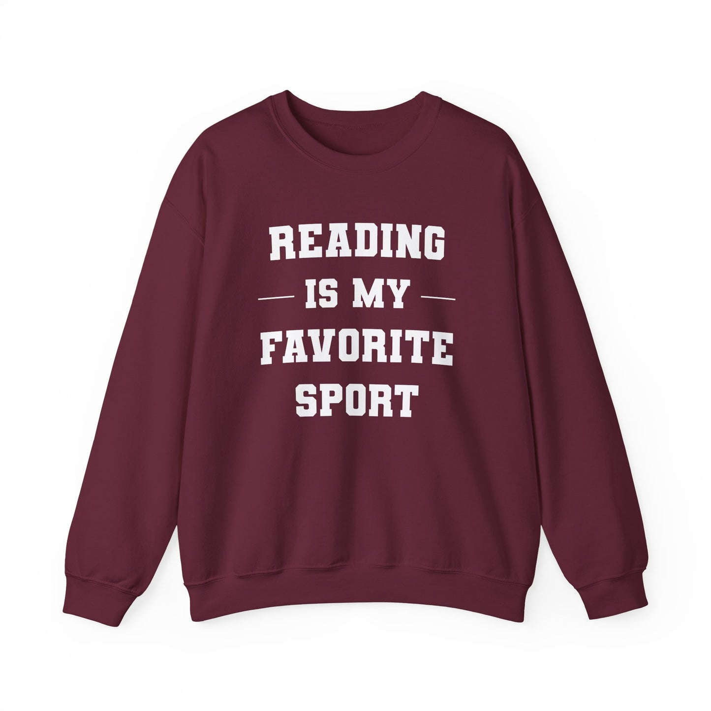 Reading Is My Favorite Sport Sweatshirt - Unisex Heavy Blend™ Crewneck
