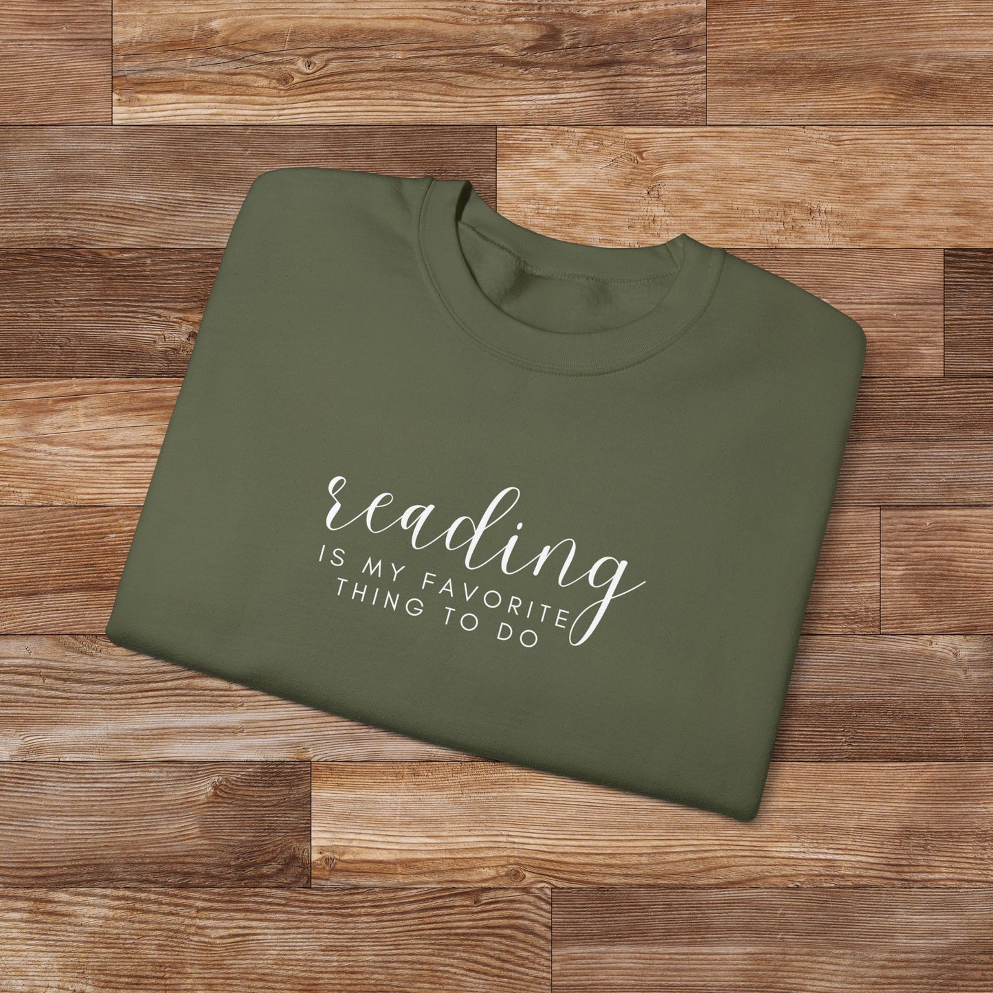 Reading is My Favorite Thing to Do Unisex Heavy Blend™ Crewneck Sweatshirt