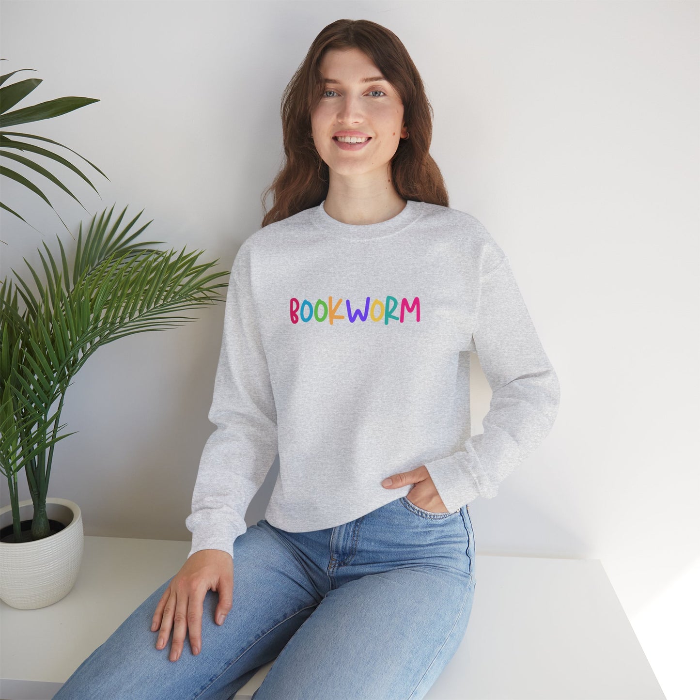 BOOKWORM Unisex Heavy Blend™ Crewneck Sweatshirt