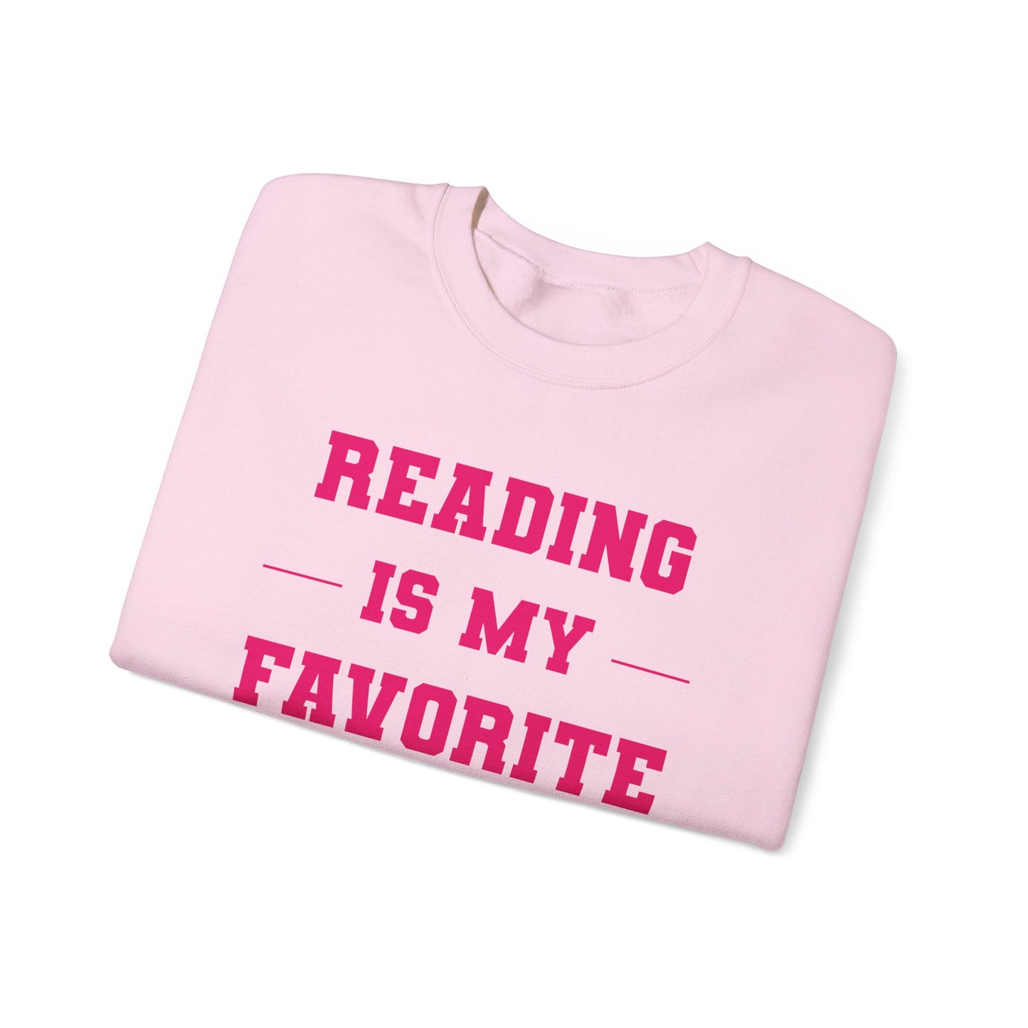 Reading Is My Favorite Sport Sweatshirt - Unisex Heavy Blend™ Crewneck