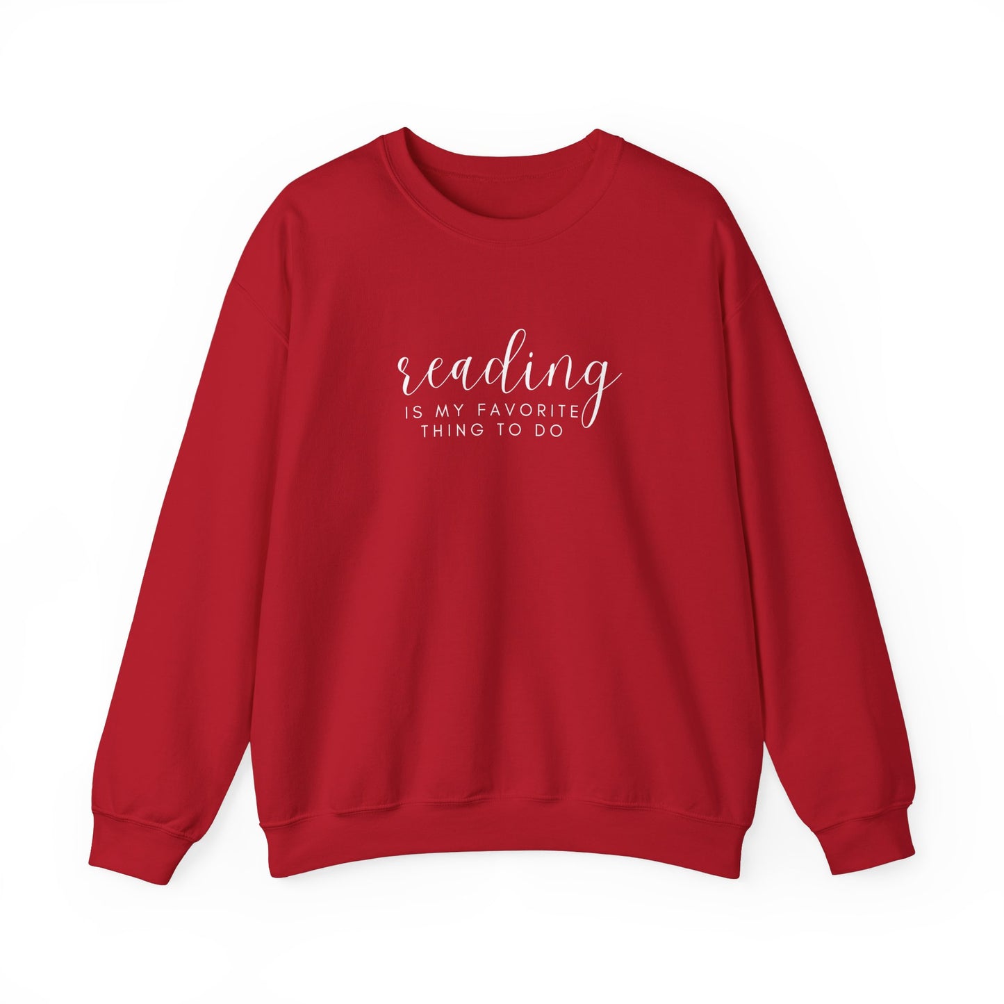 Reading is My Favorite Thing to Do Unisex Heavy Blend™ Crewneck Sweatshirt