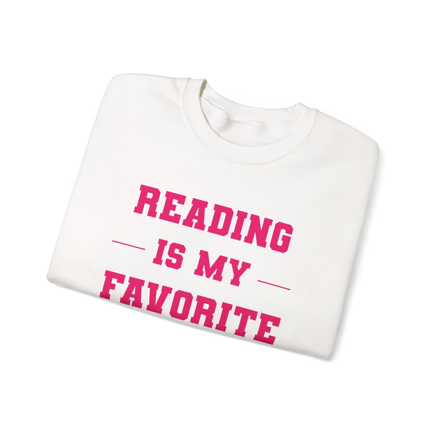 Reading Is My Favorite Sport Sweatshirt - Unisex Heavy Blend™ Crewneck