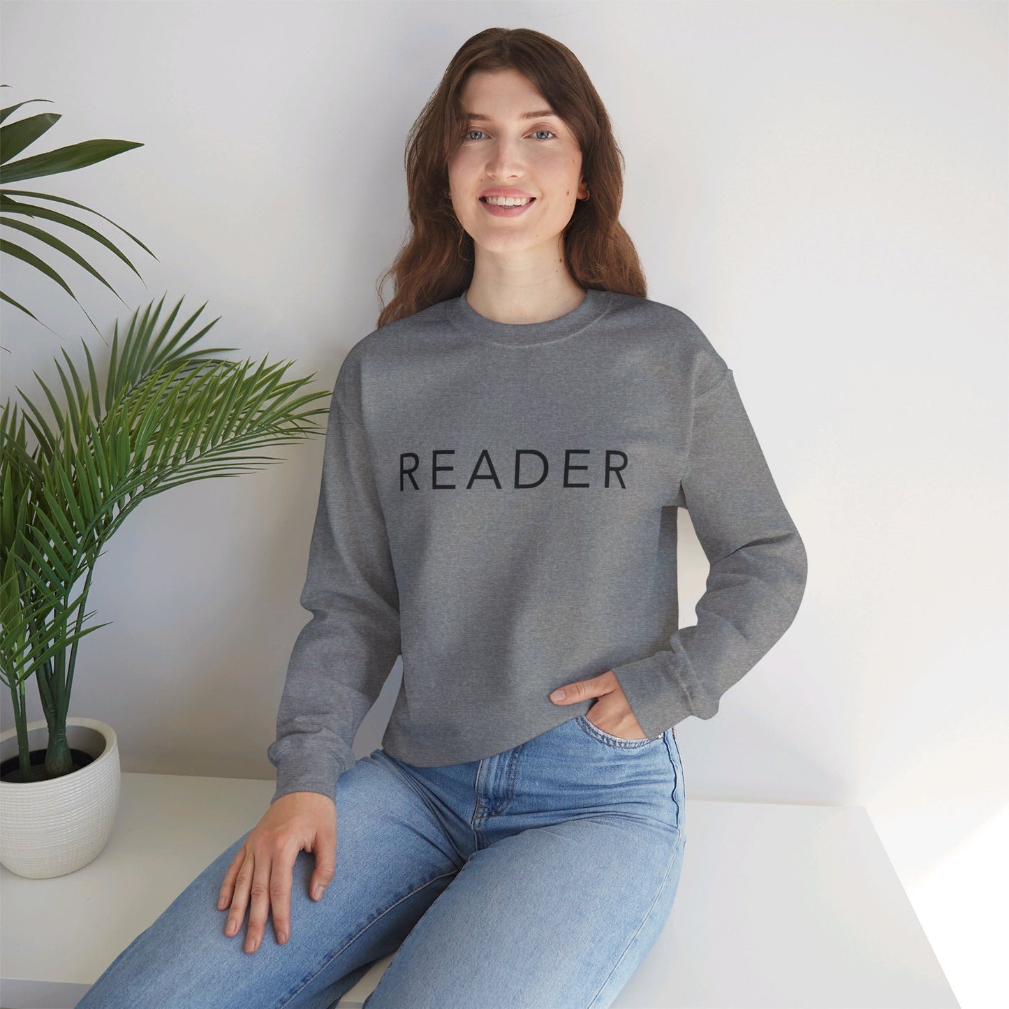 READER Unisex Heavy Blend™ Crewneck Sweatshirt