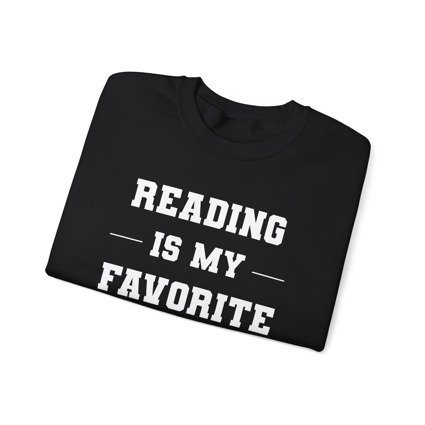 Reading Is My Favorite Sport Sweatshirt - Unisex Heavy Blend™ Crewneck