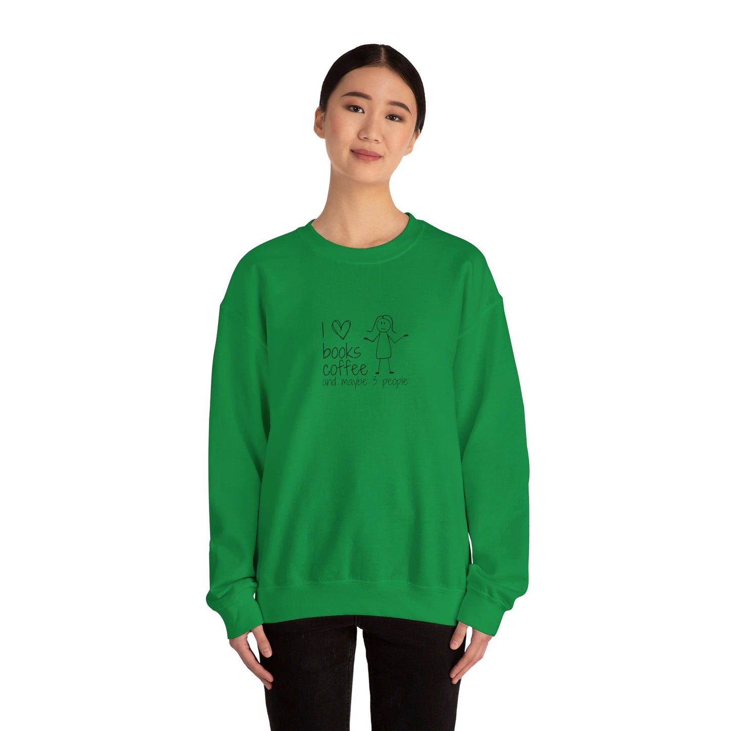 Funny Stick Figure Unisex Crewneck Sweatshirt