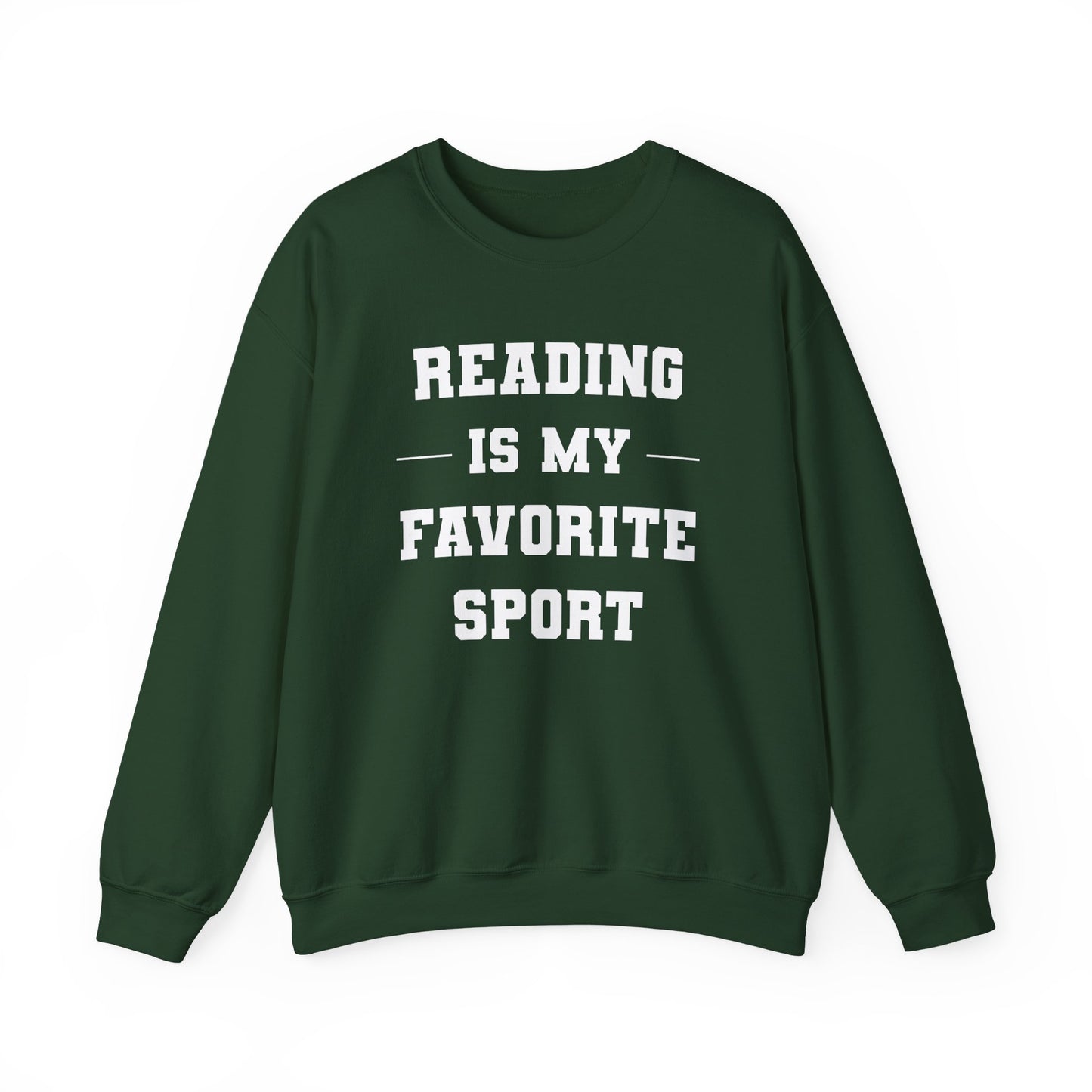 Reading Is My Favorite Sport Sweatshirt - Unisex Heavy Blend™ Crewneck
