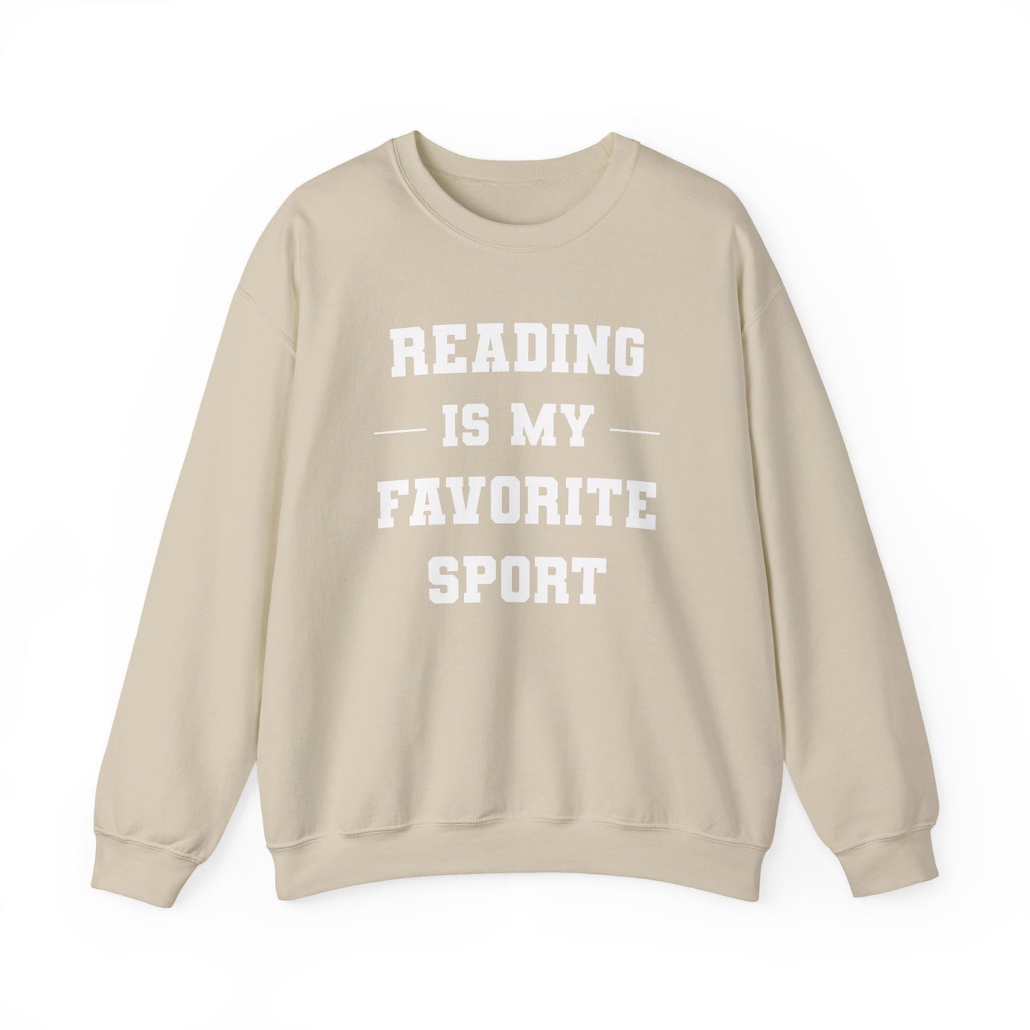Reading Is My Favorite Sport Sweatshirt - Unisex Heavy Blend™ Crewneck