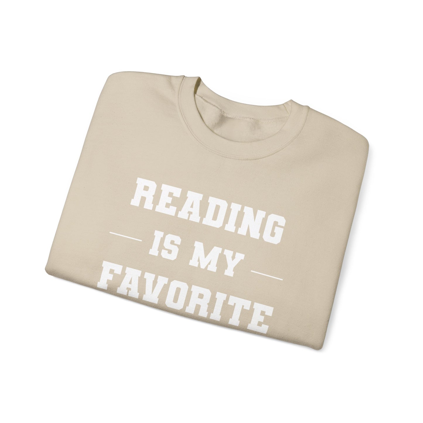 Reading Is My Favorite Sport Sweatshirt - Unisex Heavy Blend™ Crewneck