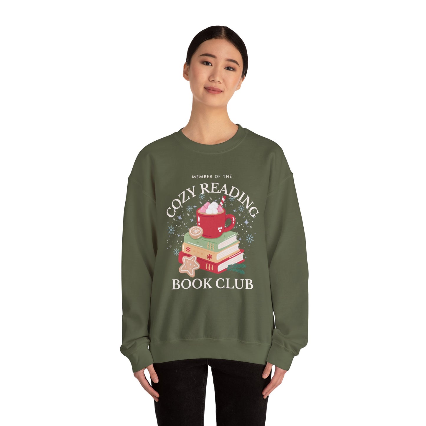 Cozy Reading Book Club Sweatshirt - Unisex Heavy Blend™ Crewneck