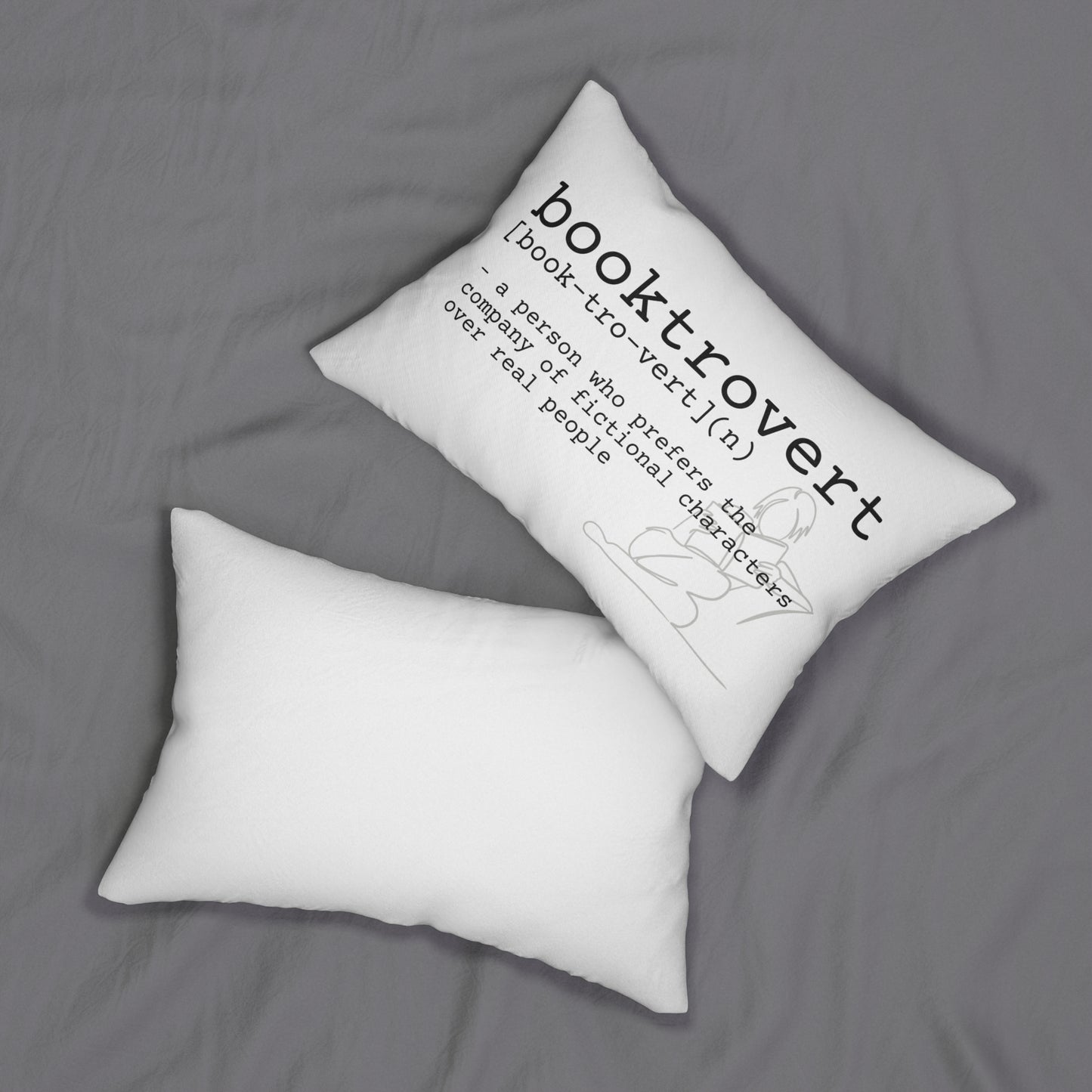 Booktrovert Definition - Lumbar Pillow