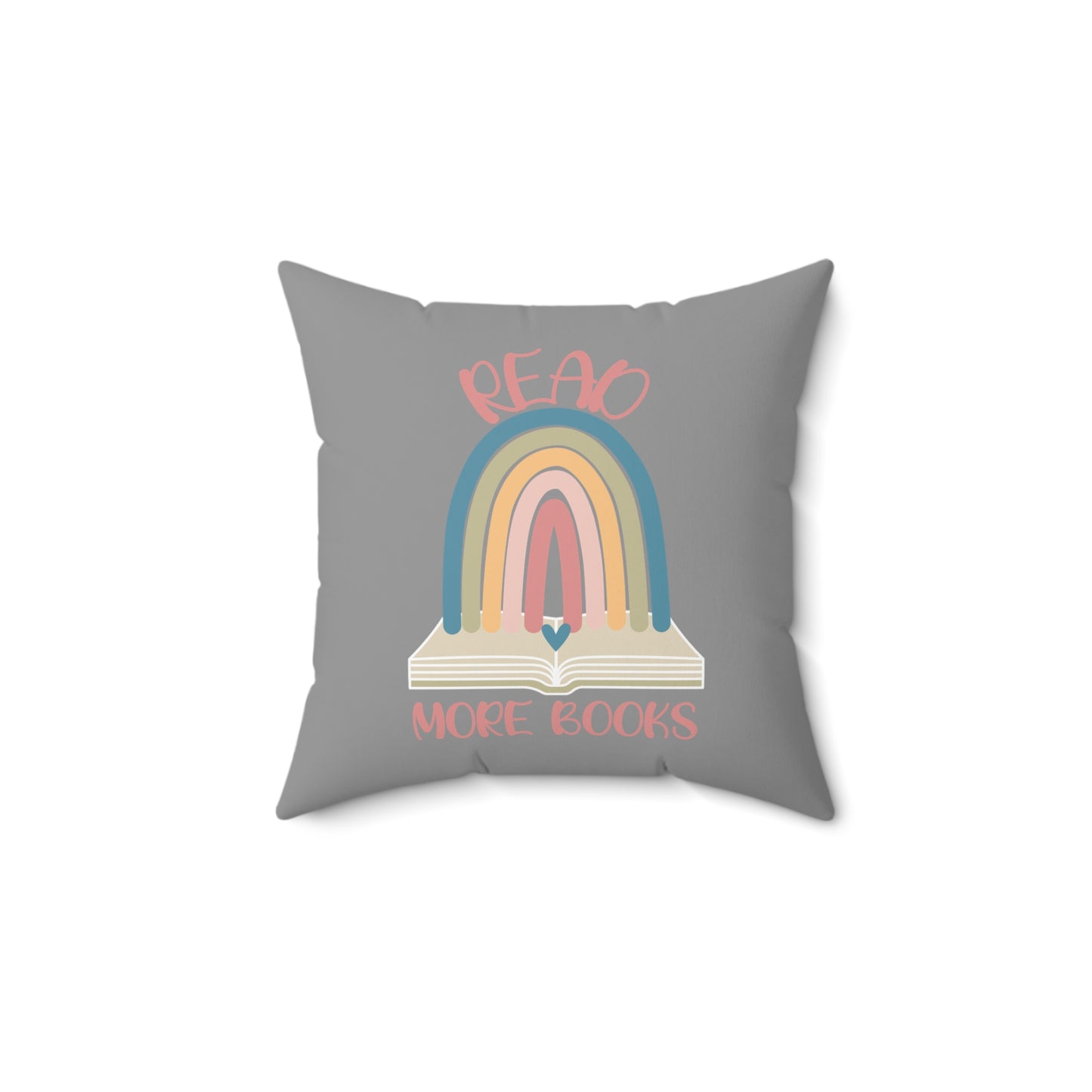 Read More Books Boho Square Pillow