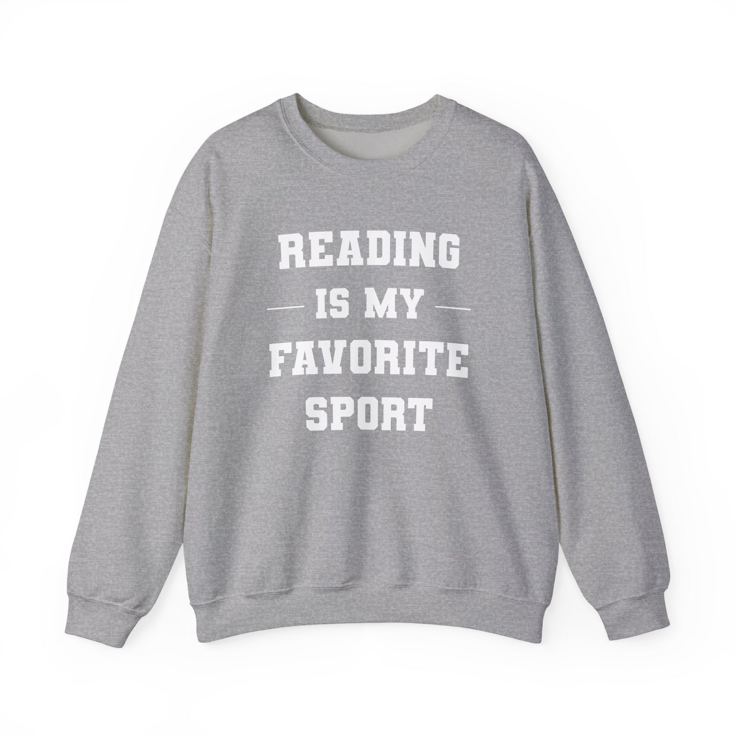 Reading Is My Favorite Sport Sweatshirt - Unisex Heavy Blend™ Crewneck