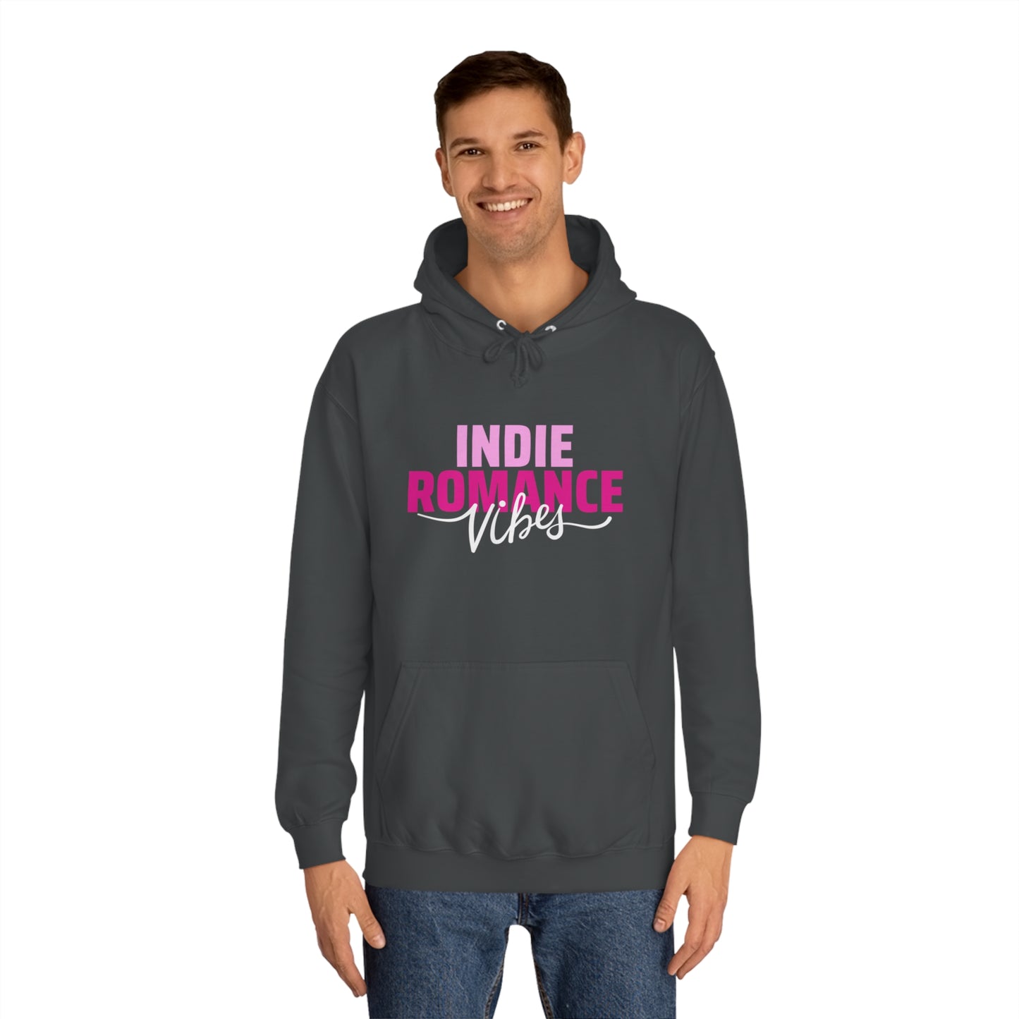 Indie Romance Vibes - Unisex College Hoodie