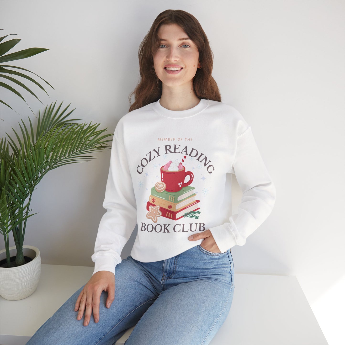 Cozy Reading Book Club Sweatshirt - Unisex Heavy Blend™ Crewneck
