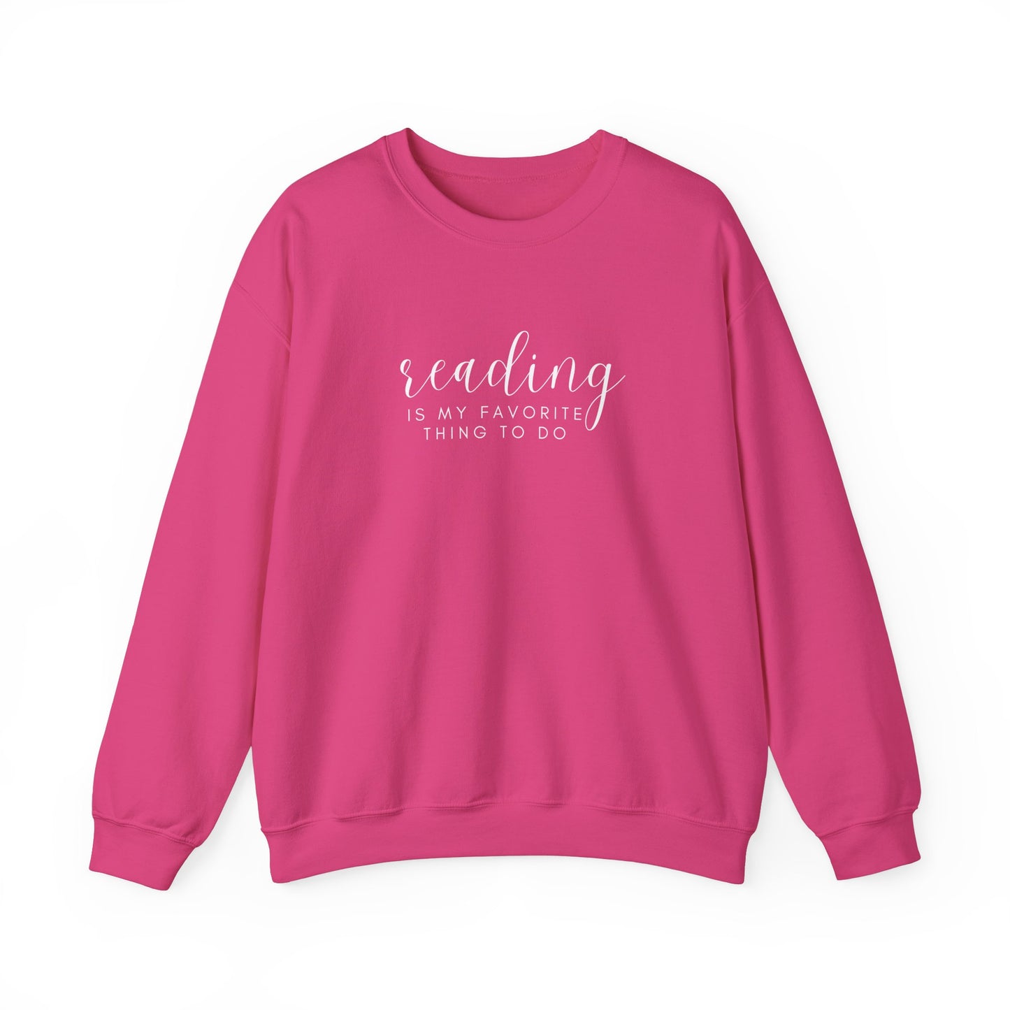 Reading is My Favorite Thing to Do Unisex Heavy Blend™ Crewneck Sweatshirt