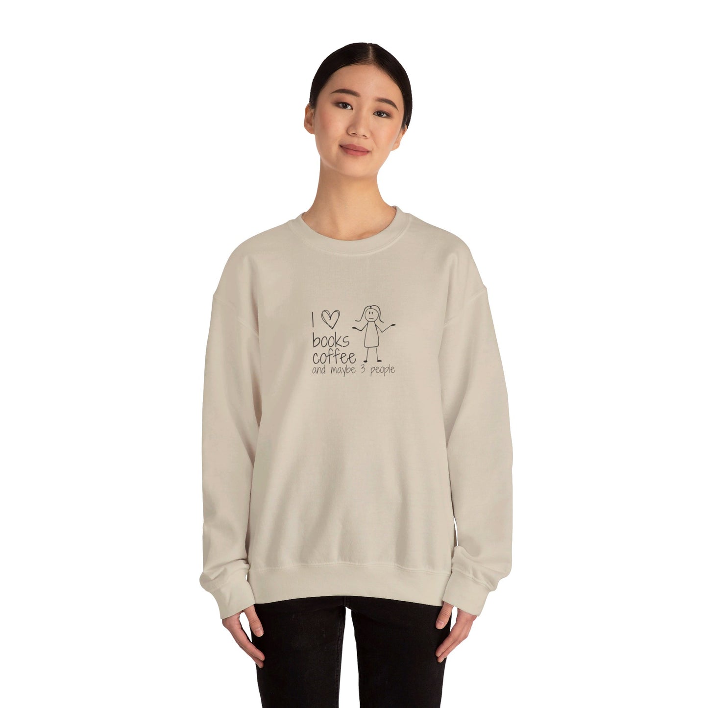 Funny Stick Figure Unisex Crewneck Sweatshirt