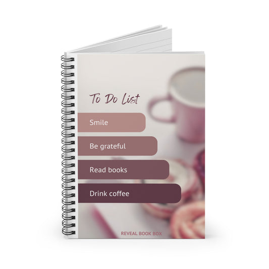 To Do List Spiral Notebook - Ruled Line