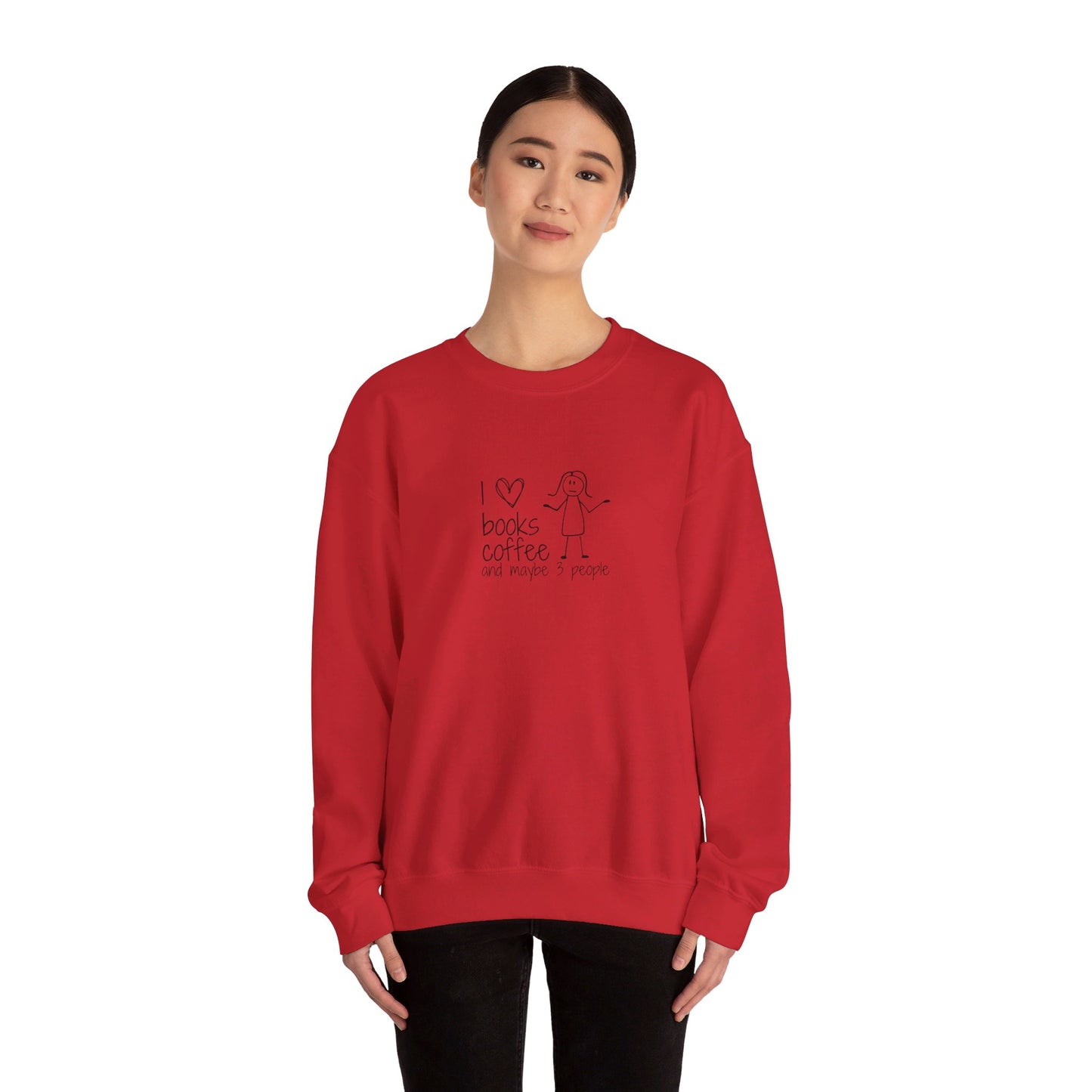 Funny Stick Figure Unisex Crewneck Sweatshirt